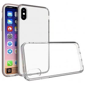 Clear Hard Case Apple iPhone X skal transparent mobil skydd caseonline