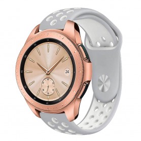 EBN Sport Armband Samsung Galaxy Watch 42mm Grå/vit (S)