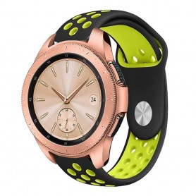 EBN Sport Armband Samsung Galaxy Watch 42mm Svart/gul (S)