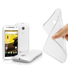 Motorola Moto E2 silikon skal transparent